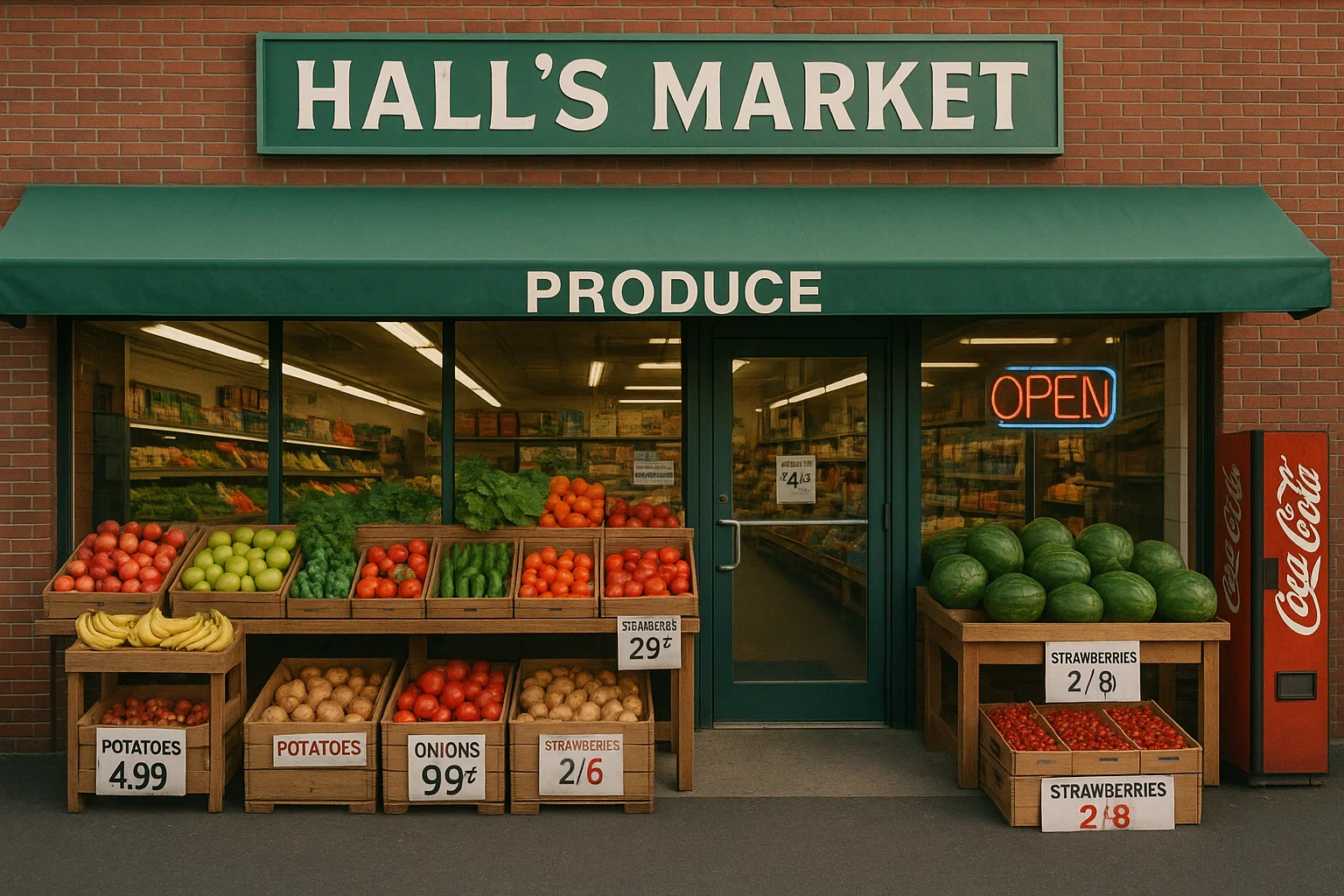 halls market​