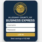 Allegany county ny business express login app