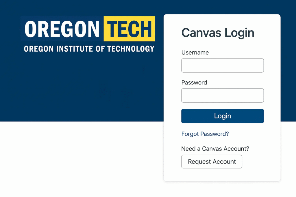 Oregon techweb canvas login